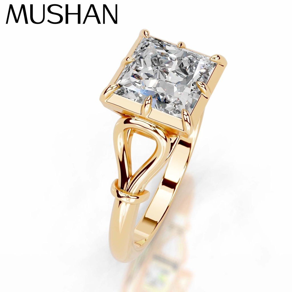 Moissanite Ring - Кольцо MUSHAN из стерлингового серебра 925