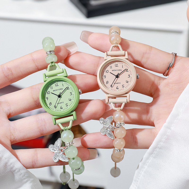 Jewelry Making Watches - Женские часы с бабочками и бисером,