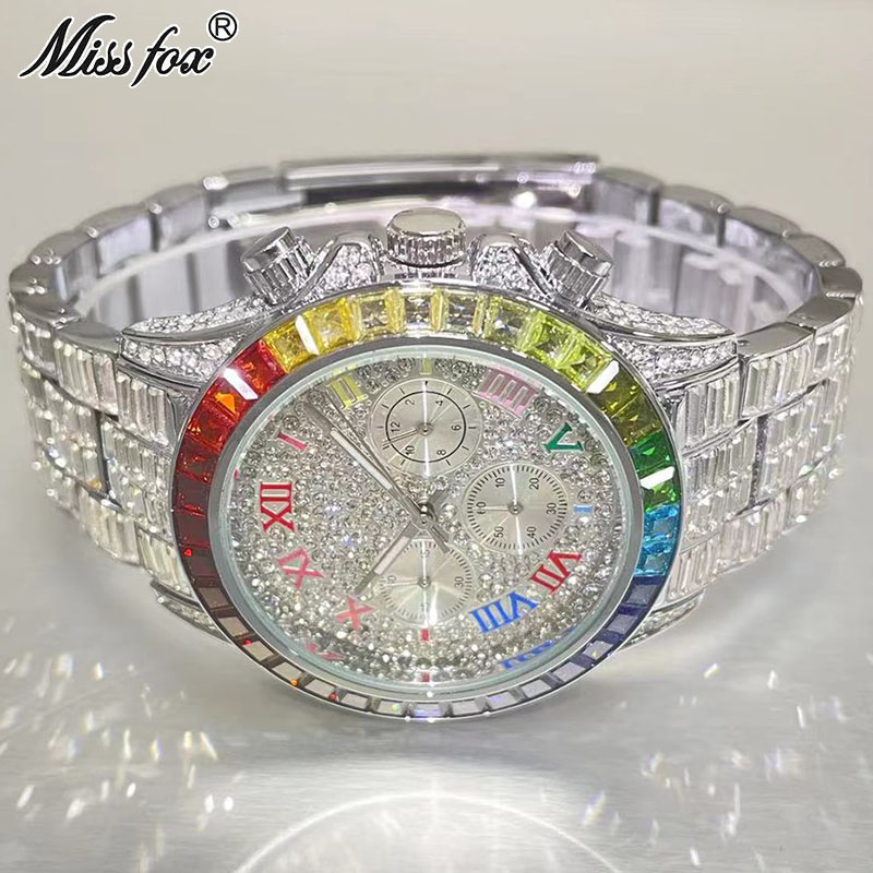 Jewelry Inspired Watches - Часы MISSFOX Мужские кварцевые, роскошные брендовые