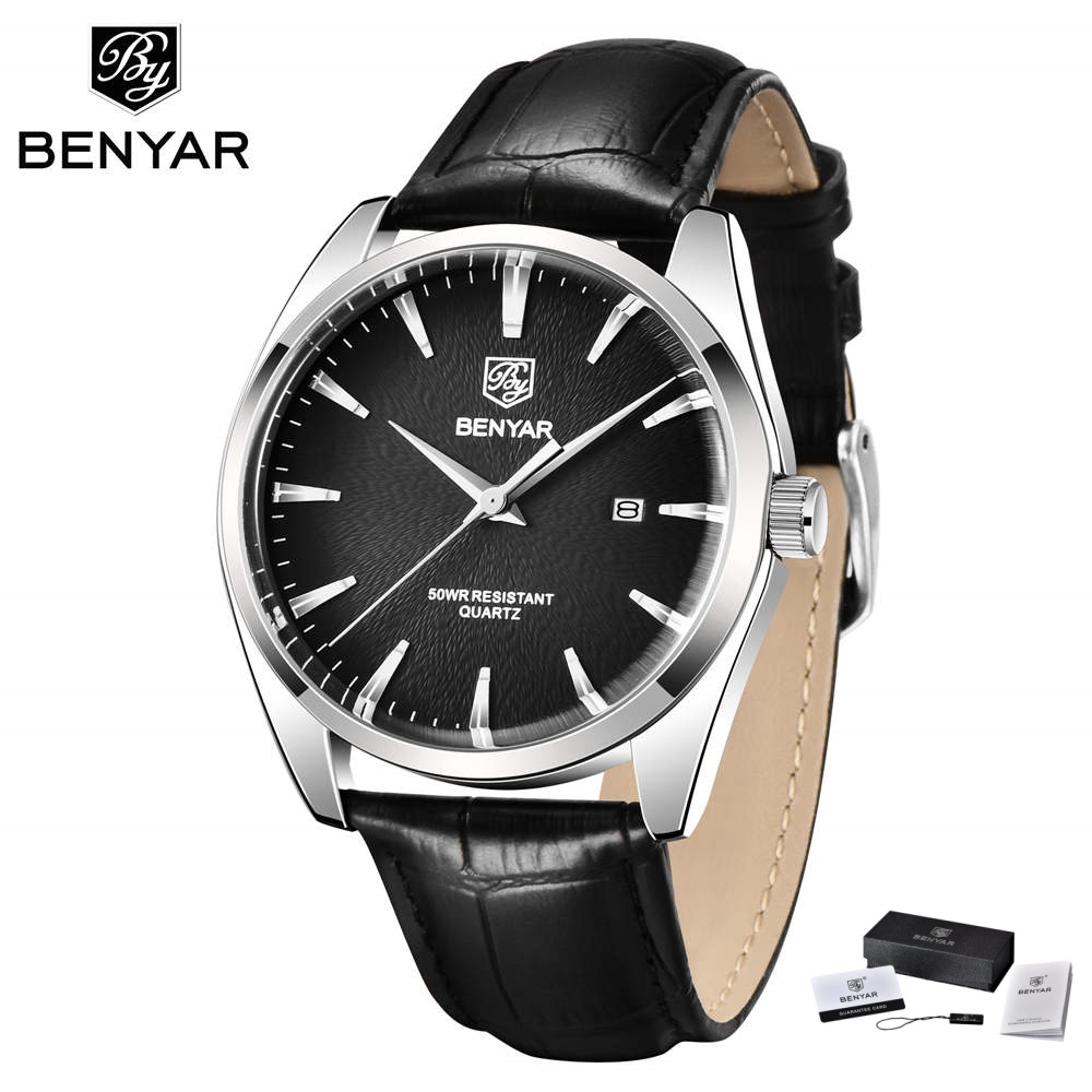 Jewelry Inspired Watches - Benyar 5163, лучший бренд, роскошные военные