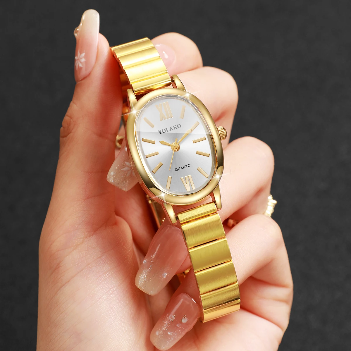 Jewelry Watches Gold - Модные женские кварцевые часы с нерегулярным