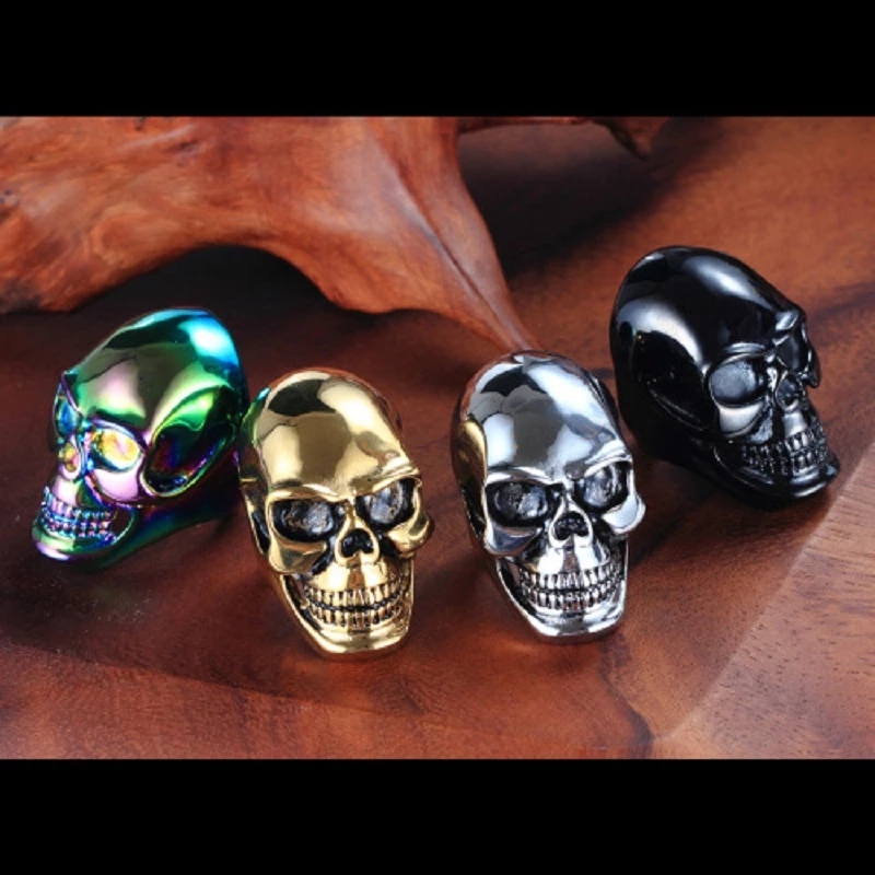 Gothic Skull Ring - Новое крутое мужское/подростковое готическое панк-кольцо с