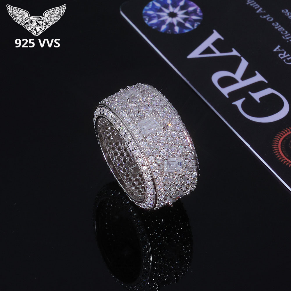 Moissanite Ring - Кольцо с муассанитом 925 VVS, ювелирные