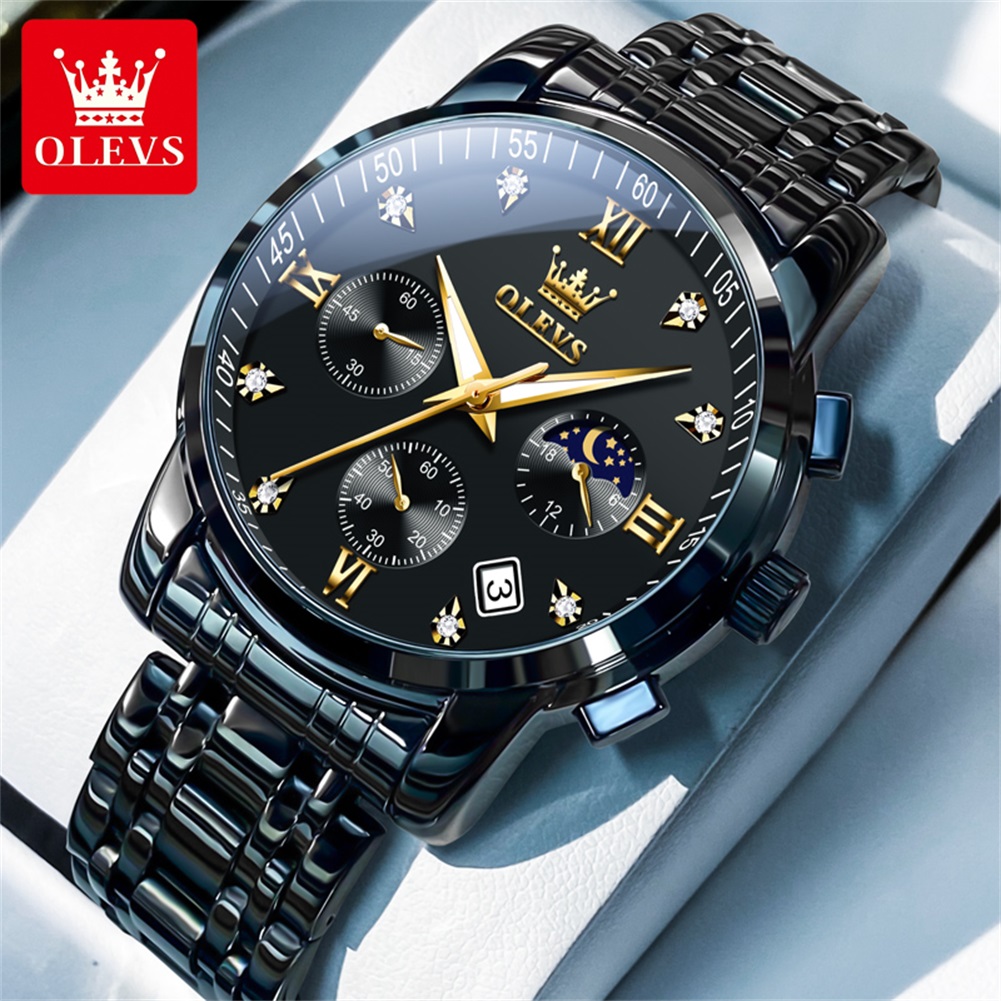 Jewelry Inspired Watches - OLEVS Популярные мужские часы из нержавеющей