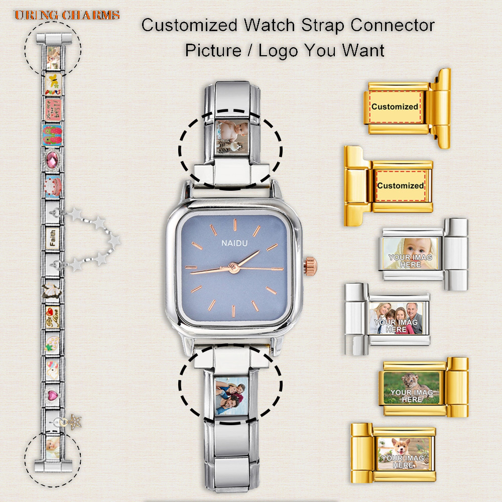Jewelry Making Watches - 1 пара изображений логотипа, индивидуальный ремешок
