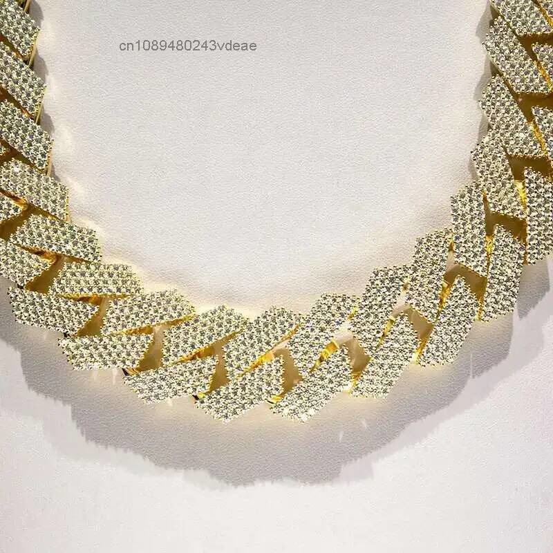 Hip Hop Chain Necklace - Кастомное хип-хоп украшение: цепочка-кубанка из серебра