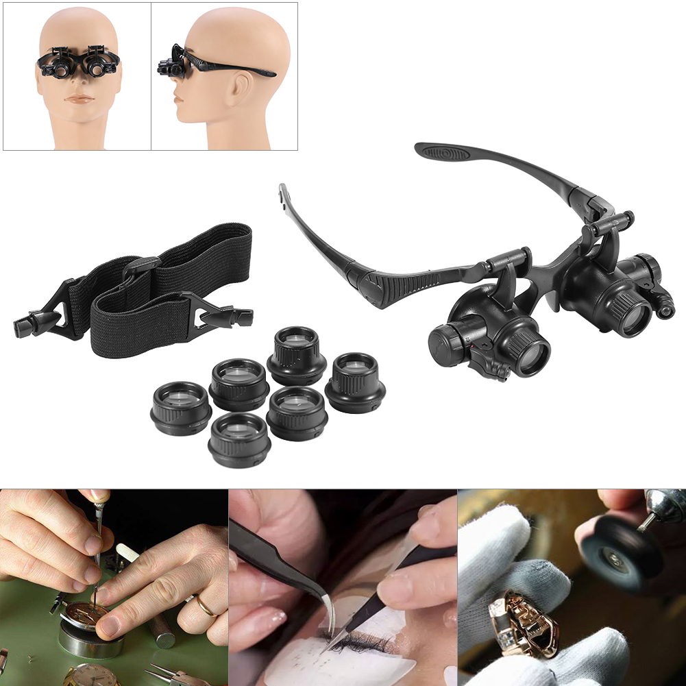 Jewelry Eyewear Watches & Accessories - Лупа на голову, новая увеличительная линза,