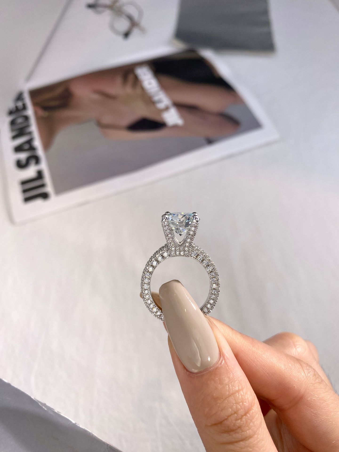 Кольца с настоящим муассанитом – обзор и цена Moissanite Ring