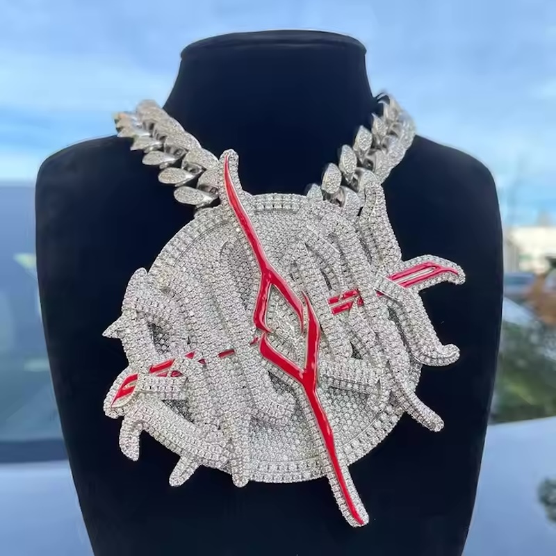Вращающийся кулон из стерлинго – обзор и цена Hip Hop Chain Necklace