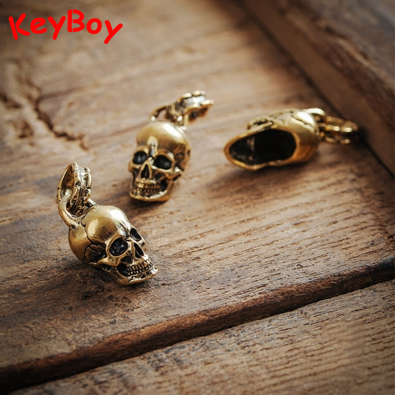 Винтажный панк-брелок с черепо – обзор и цена Gothic Skull Ring