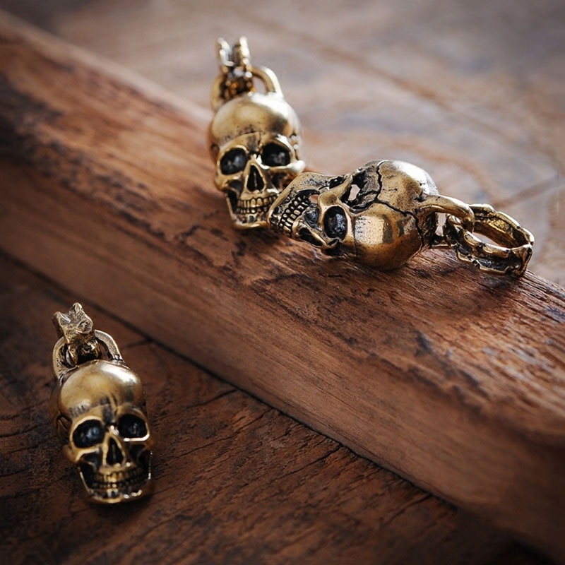 Винтажный панк-брелок с черепо – обзор и цена Gothic Skull Ring