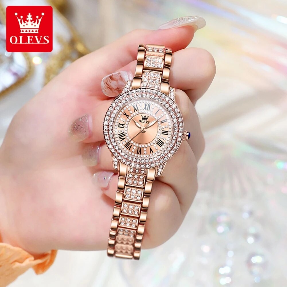 Женские кварцевые часы с брилл – обзор и цена Jewelry Watches Gold