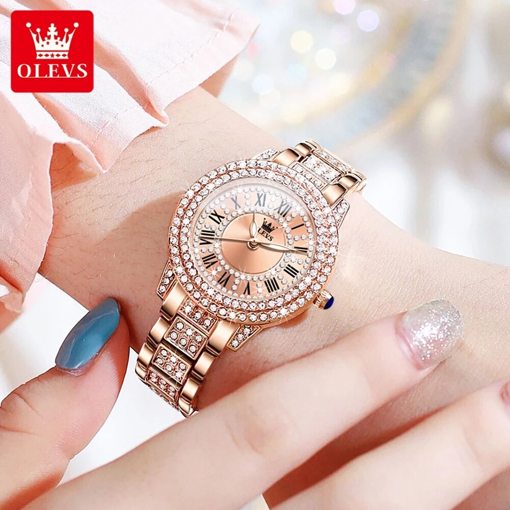 Женские кварцевые часы с брилл – обзор и цена Jewelry Watches Gold