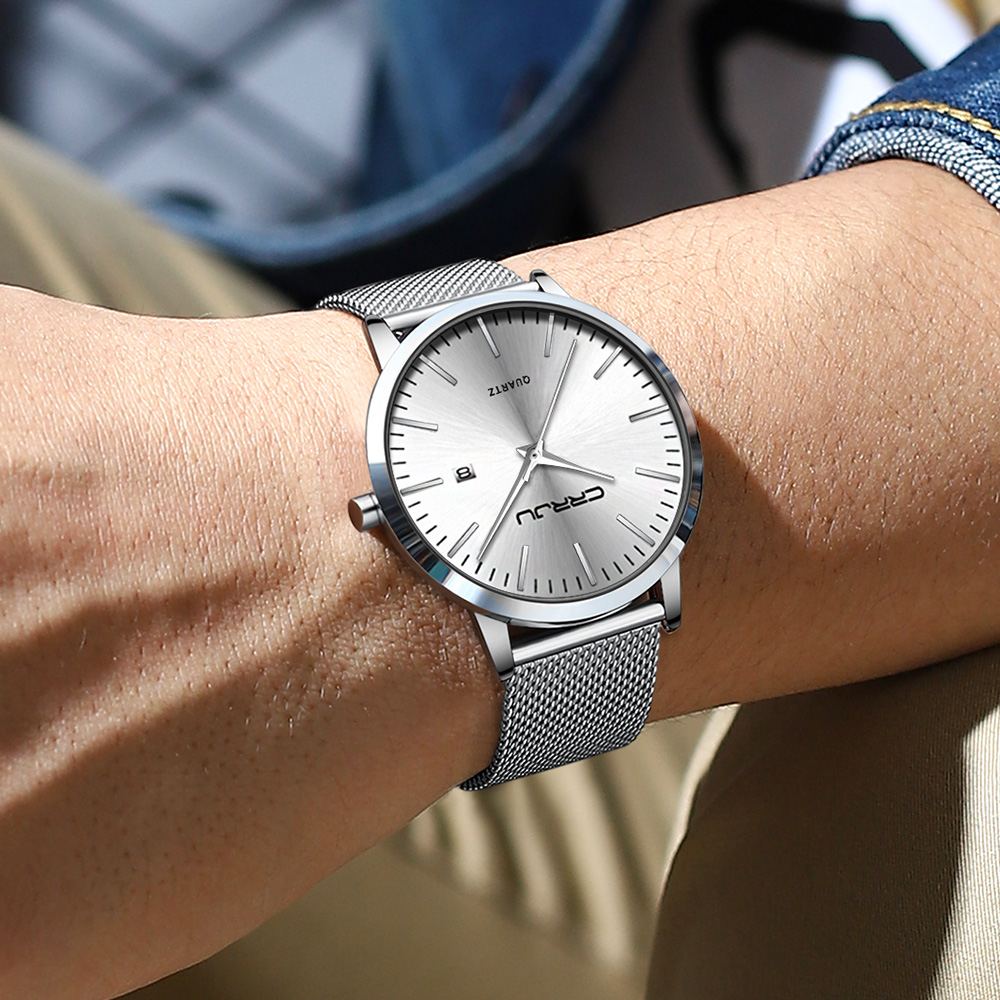 CRRJU новые модные мужские час – обзор и цена Jewelry Inspired Watches