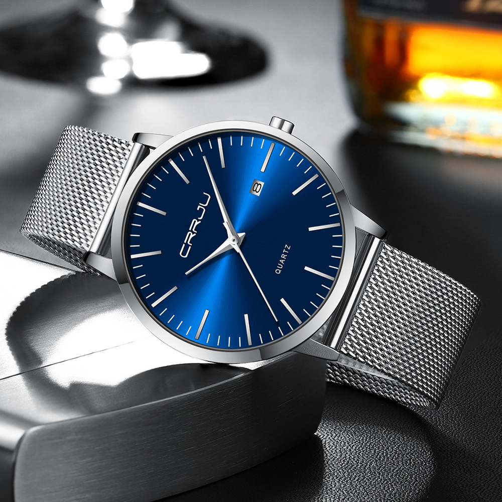 CRRJU новые модные мужские час – обзор и цена Jewelry Inspired Watches
