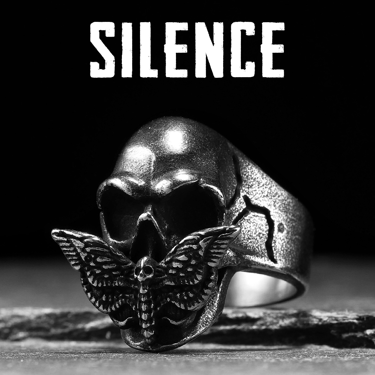 Тиша бабочка череп мужские кол – обзор и цена Gothic Skull Ring