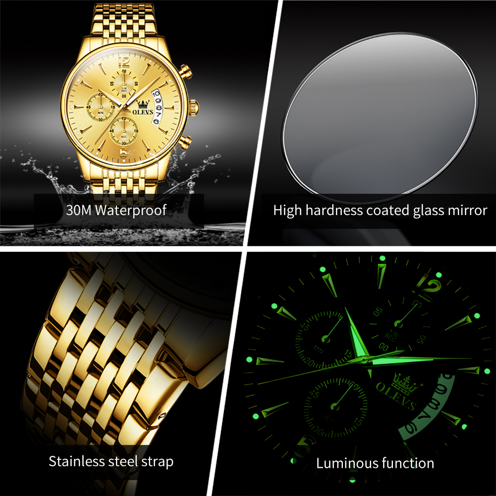 OLEVS брендовые роскошные золо – обзор и цена Jewelry Inspired Watches
