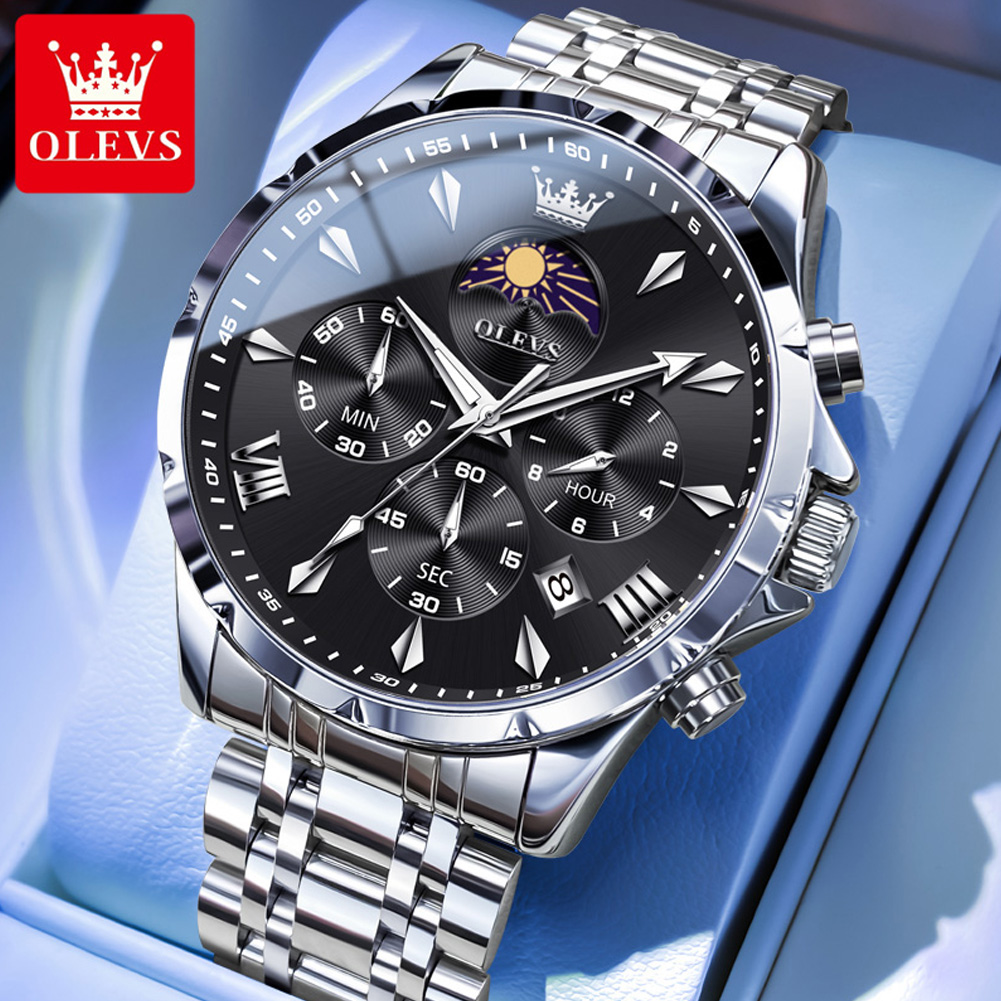 Мужские часы OLEVS 3653 с кале – обзор и цена Jewelry Inspired Watches