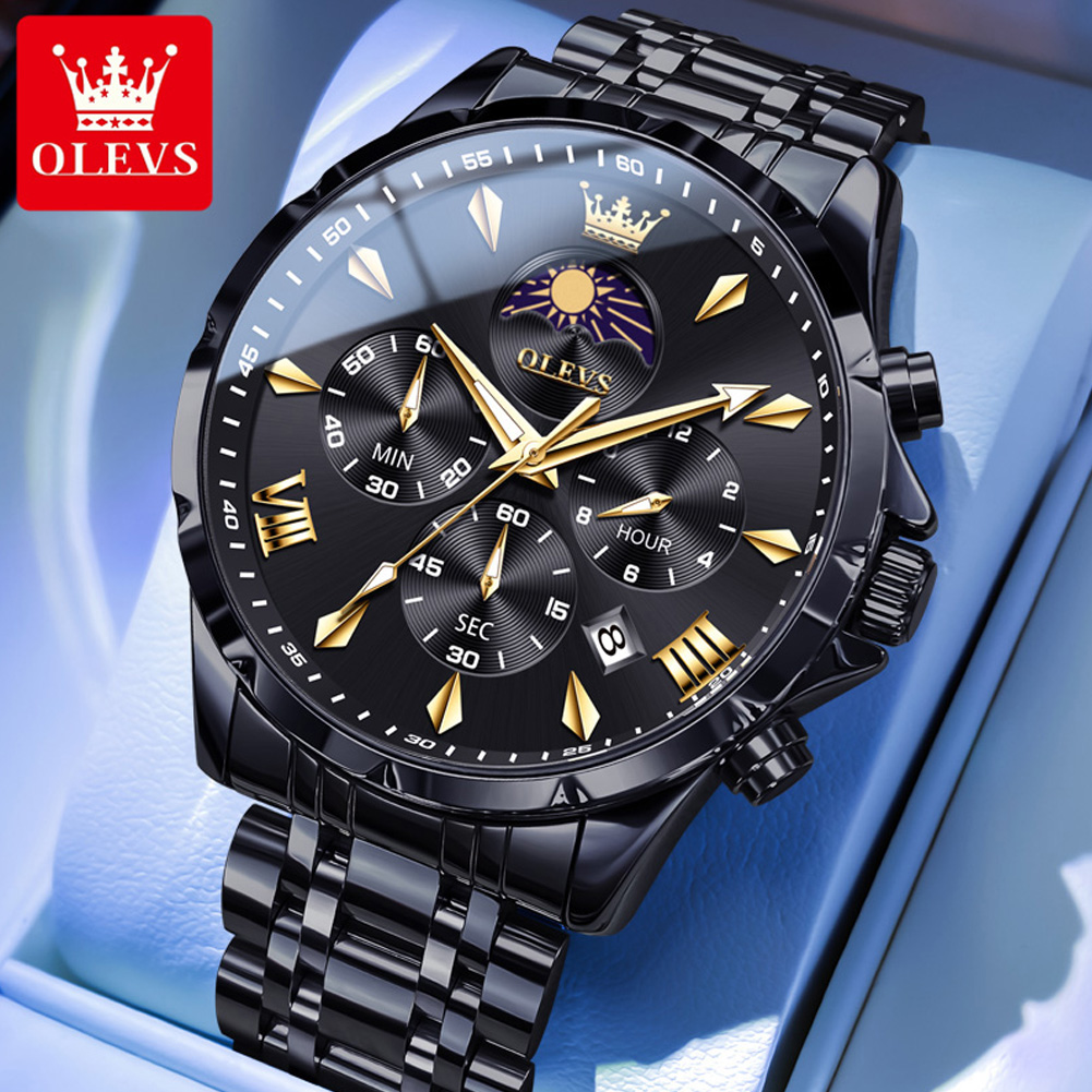 Мужские часы OLEVS 3653 с кале – обзор и цена Jewelry Inspired Watches