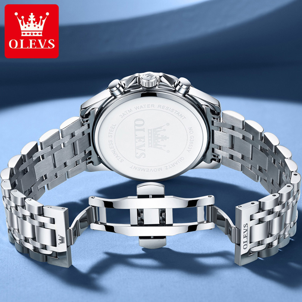 Мужские часы OLEVS 3653 с кале – обзор и цена Jewelry Inspired Watches