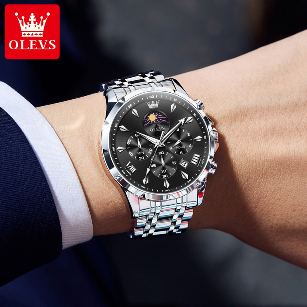 Мужские часы OLEVS 3653 с кале – обзор и цена Jewelry Inspired Watches