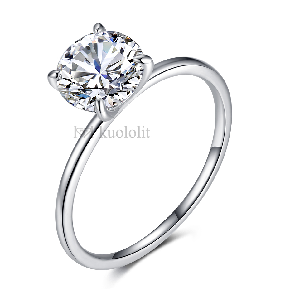 Кольцо-солитер с муассанитом 1 – обзор и цена Moissanite Ring