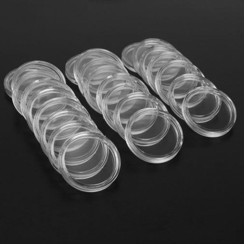 100 прозрачных круглых капсул  – обзор и цена Collectors Coins Jewelry & Watches Of Smithtown Reviews