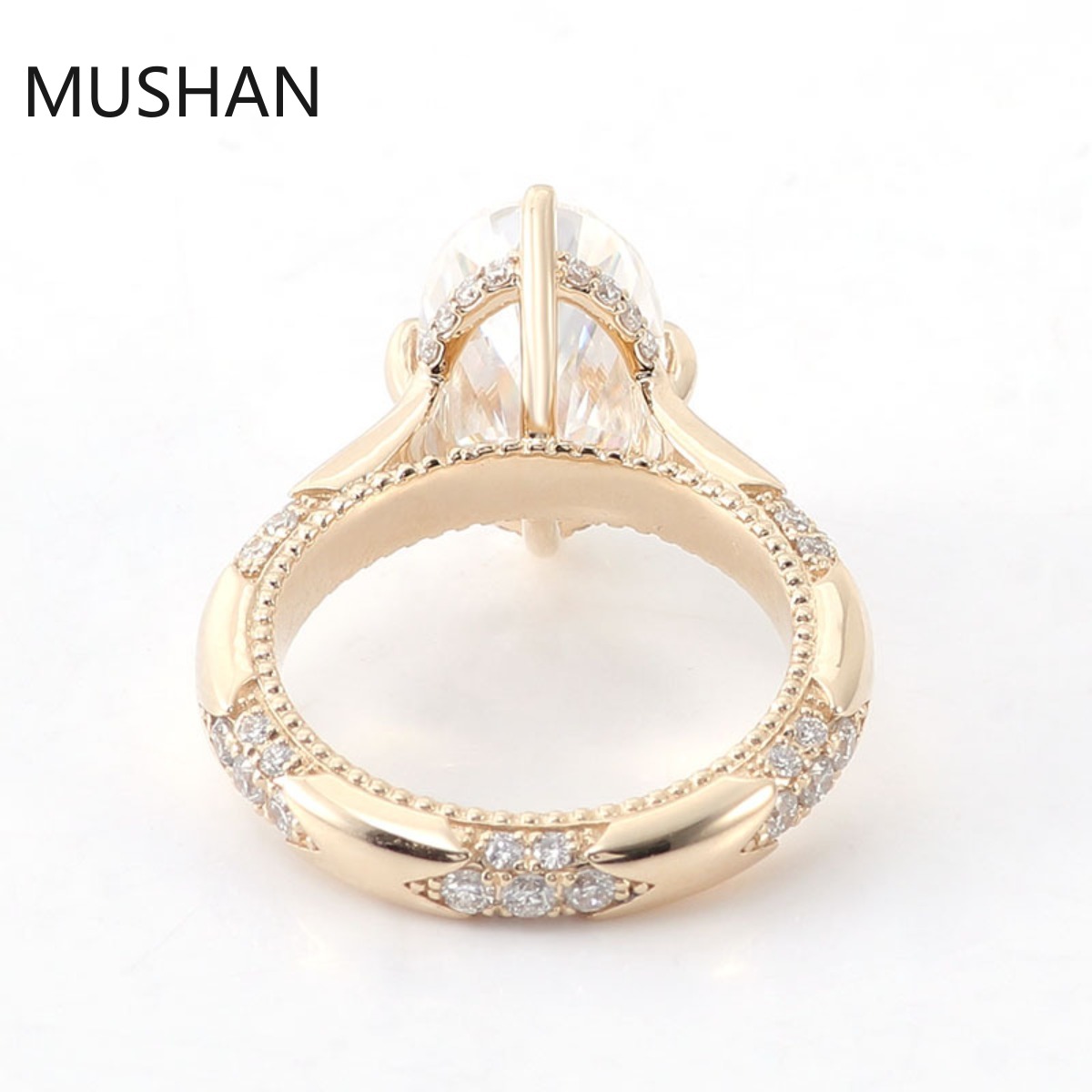 Роскошные кольца MUSHAN из зол – обзор и цена Moissanite Ring