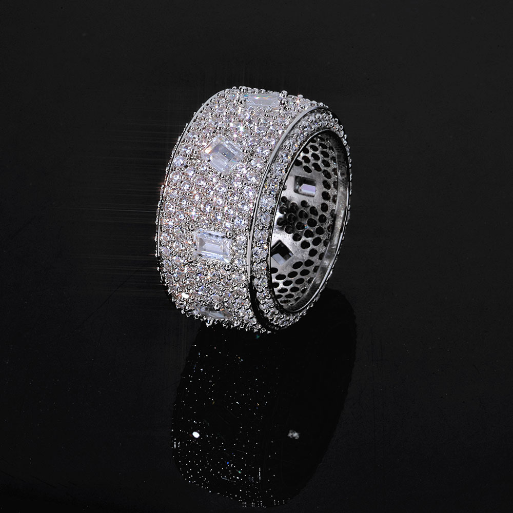 Кольцо с муассанитом 925 VVS,  – обзор и цена Moissanite Ring