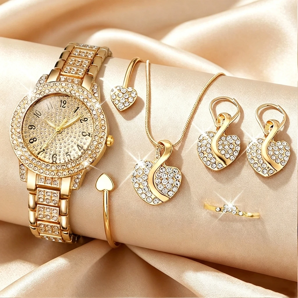Набор из 6 модных женских часо – обзор и цена Jewelry Watches For Ladies