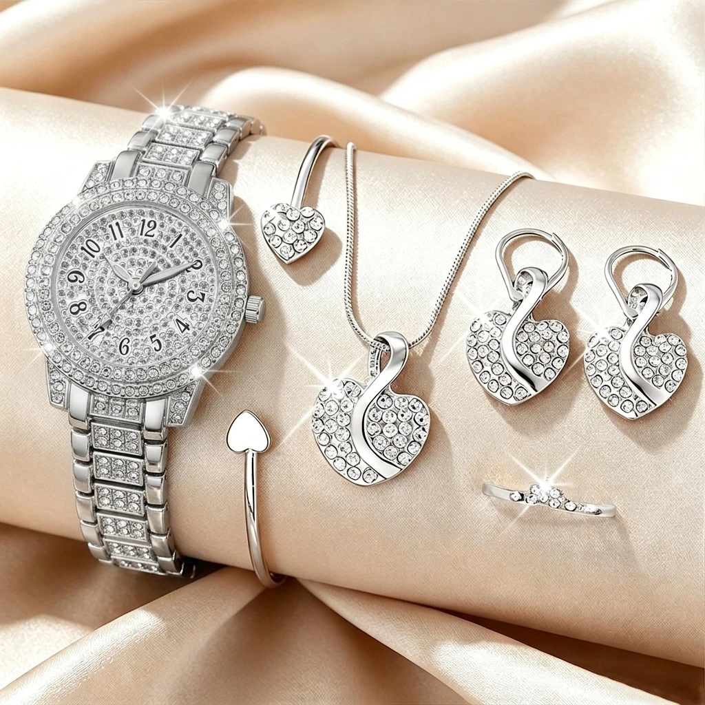 Набор из 6 модных женских часо – обзор и цена Jewelry Watches For Ladies