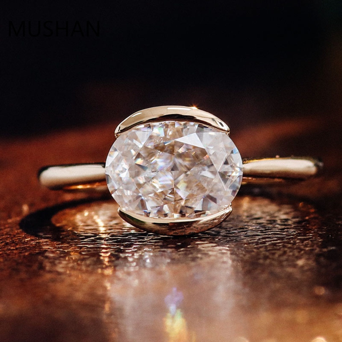 MUSHAN Роскошные дизайнерские  – обзор и цена Moissanite Ring