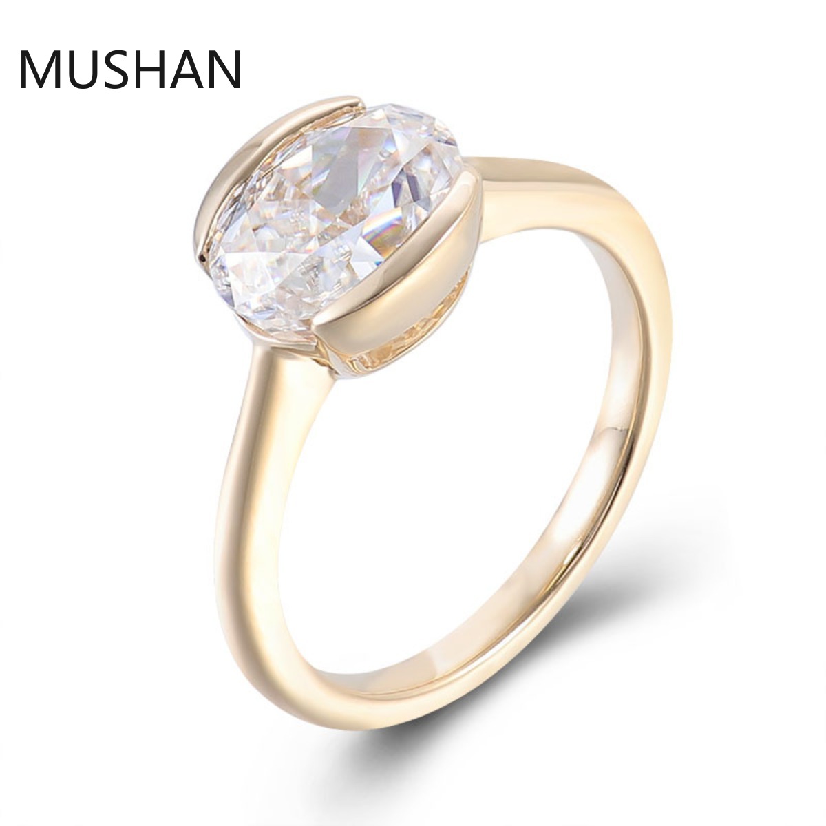 MUSHAN Роскошные дизайнерские  – обзор и цена Moissanite Ring