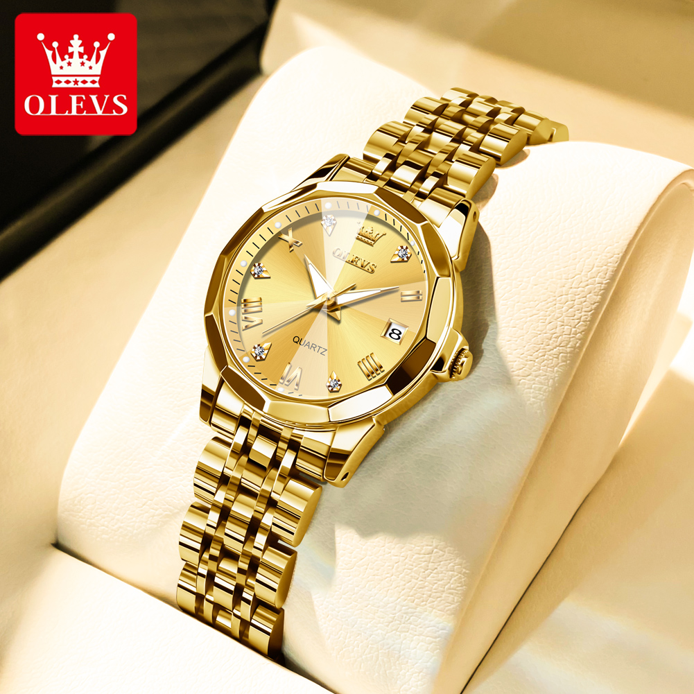 OLEVS модные золотые часы для  – обзор и цена Jewelry Watches Gold