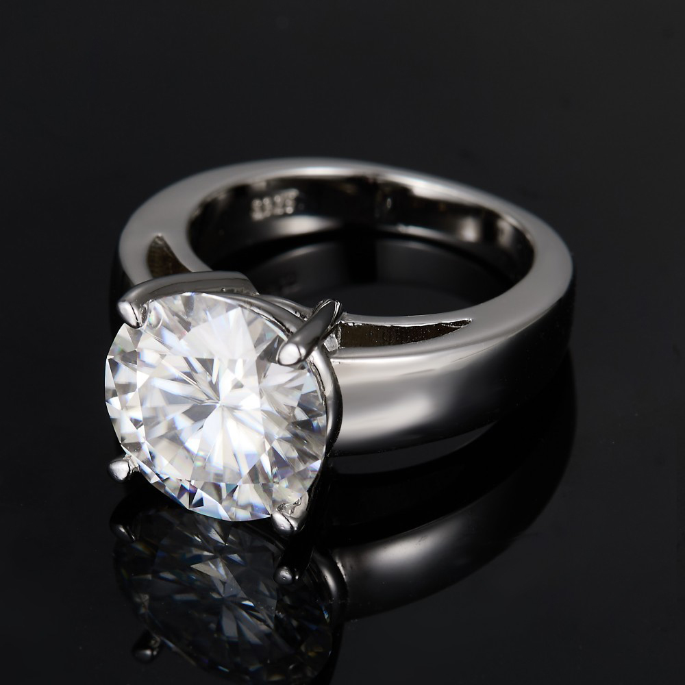 Женские кольца с муассанитом и – обзор и цена Moissanite Ring