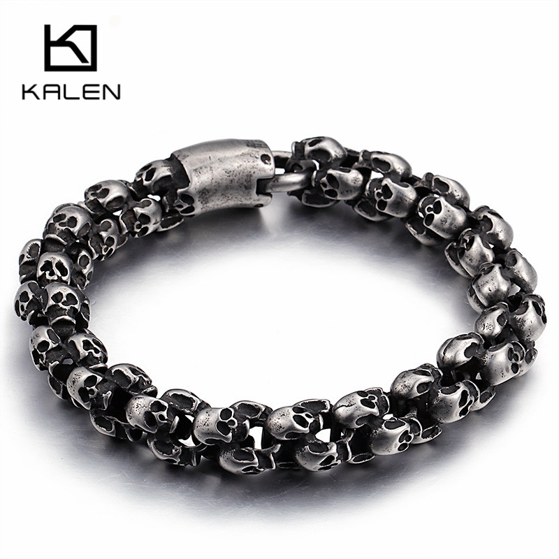 Kalen панк 22.5 см длинные мат – обзор и цена Gothic Skull Ring