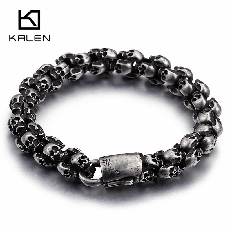 Kalen панк 22.5 см длинные мат – обзор и цена Gothic Skull Ring