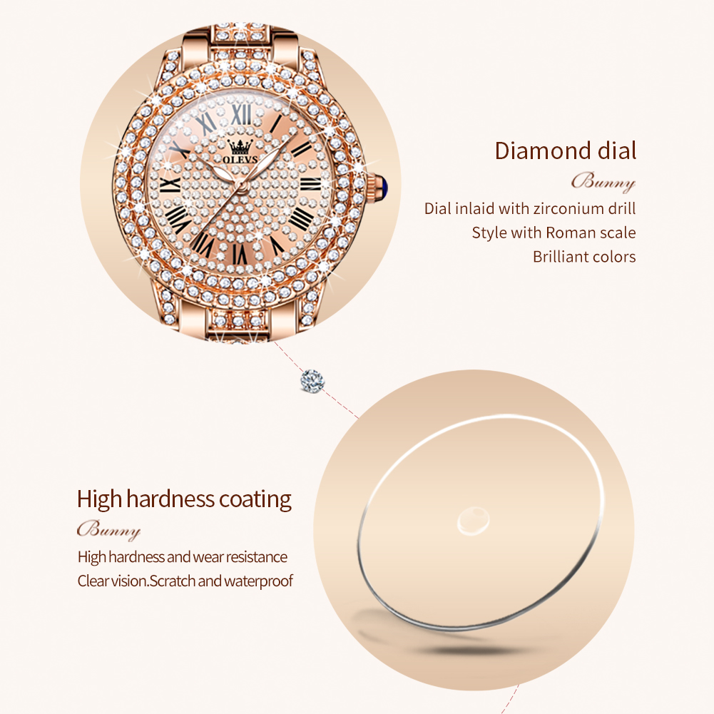 OLEVS 9943 Роскошные оригиналь – обзор и цена Jewelry Watches Gold