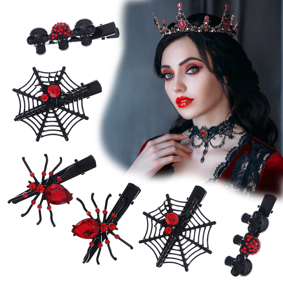 Готический Панк Черный Паук Жи – обзор и цена Gothic Skull Ring